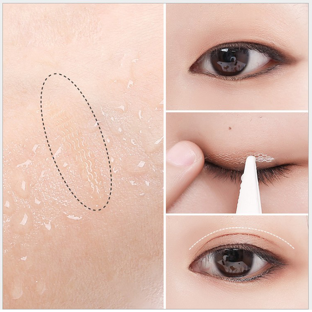Miếng Dán Kích Mí Trong Suốt Vô Hình Tự Dính Tạo Đôi Mắt To