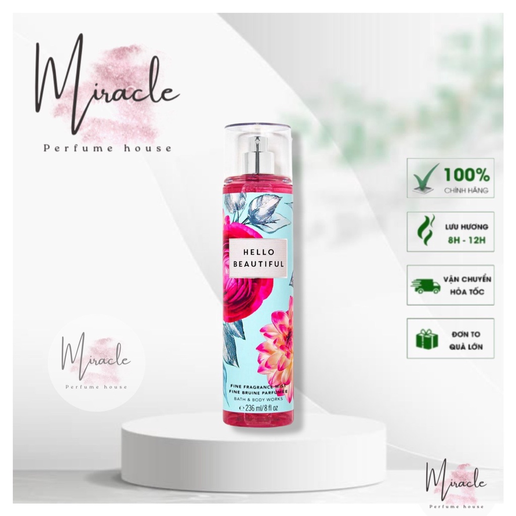 Xịt Thơm Toàn Thân Hello Beautiful