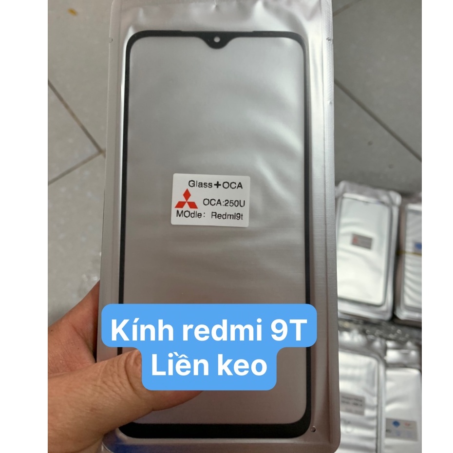 Kính Xiaomi redmi 9T ( liền keo)