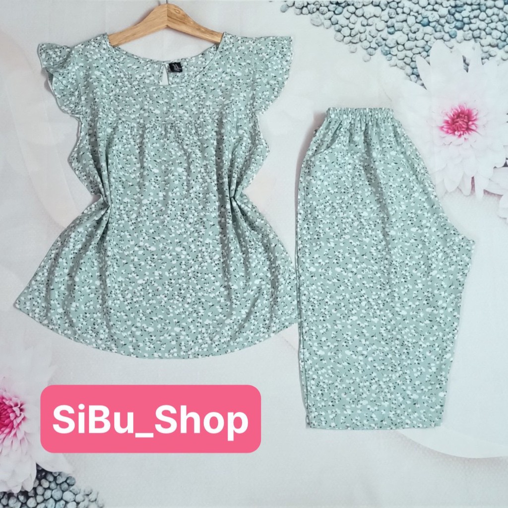 Đồ bộ nữ lửng mặc ở nhà 🏵️🌺💲FREE SHIP💲🏵️🌺 chất liệu tole hai da loại 1, mát mẻ, trẻ trung, mặc được cho bà bầu