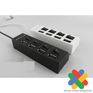 Hub chia USB 4 cổng có công tắc