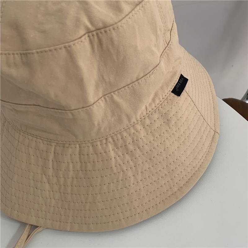 Mũ tai bèo rộng vành che nắng chất liệu cotton thời trang xuân hạ dành cho nữ