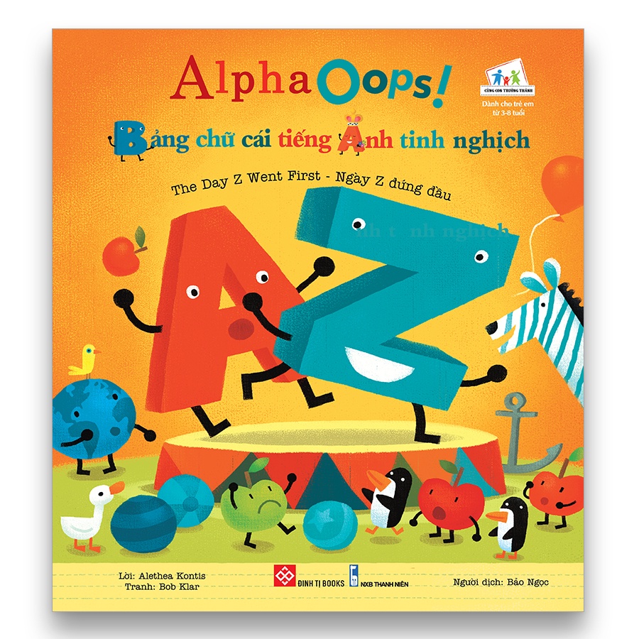 Sách - AlphaOops! Bảng chữ cái tiếng Anh tinh nghịch