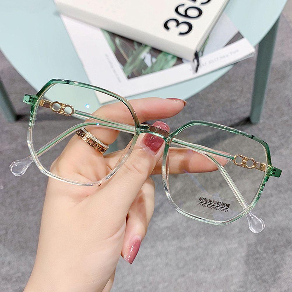 Mắt Kính Chống Bức Xạ Ánh Sáng Xanh Hình Vuông Phong Cách Hàn Quốc Dành Cho Nam