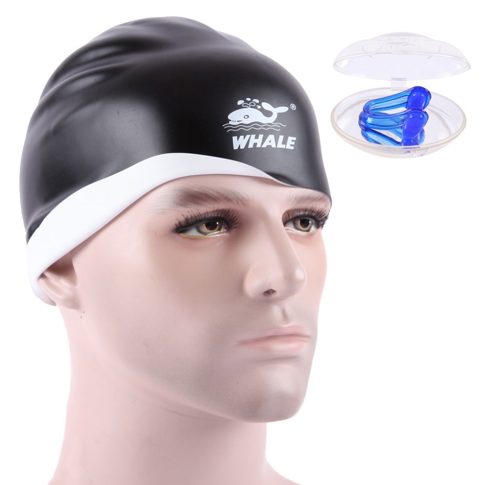 Mũ bơi 3D 2 mặt Whale CAP-1800