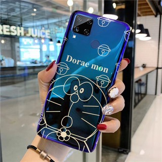 Ốp Điện Thoại Silicon Mềm Hình Doraemon Cho Realme C12 6.5 Inch C15 C11 Realmec15