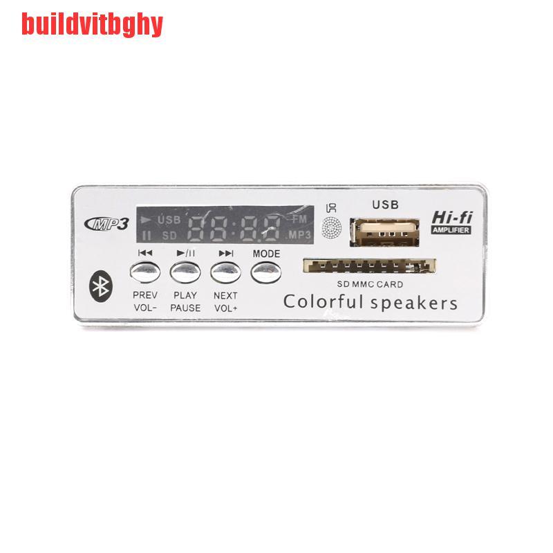 {buildvitbghy}BT SD USB FM Aux Radio MP3 Player Integrated Car USB Bluetooth MP3 Decoder Board IHL