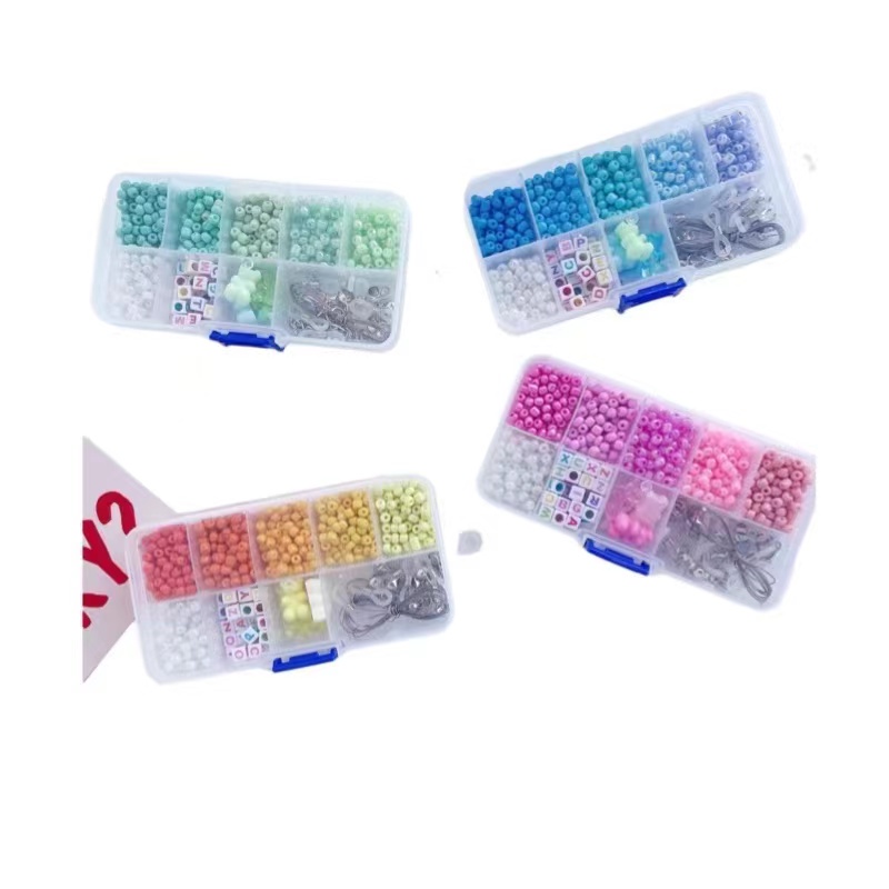 Dây Chuỗi Hạt Màu Kẹo Mặt Dây Đeo Mắt Kính Màu Kẹo Hình Gấu Hoạt Hình Phong Cách Hàn Quốc Mới