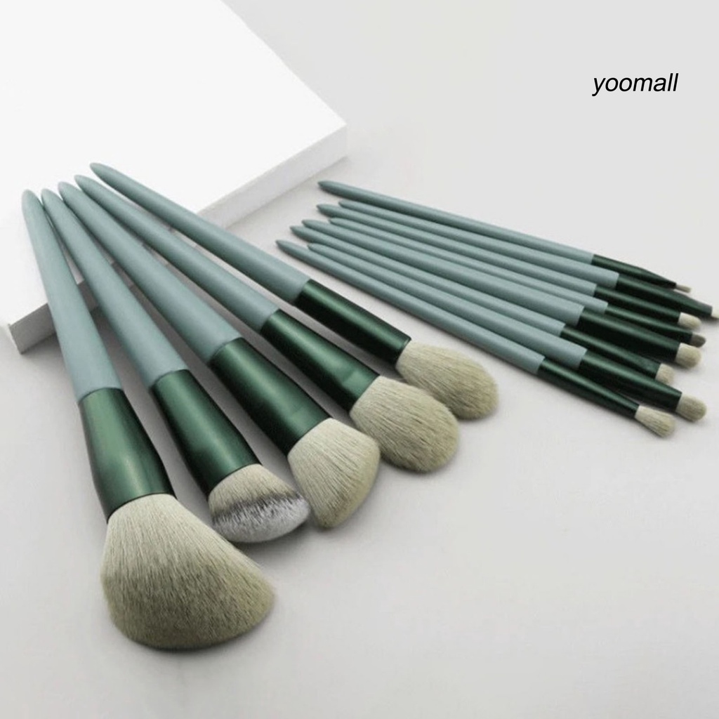 [Hàng mới về] Set 13 cọ trang điểm lông mịn khô nhanh an toàn