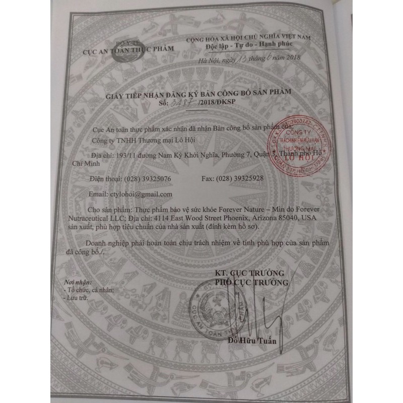 Forever Nature Min - Khoáng Chất Giúp Trao Đổi Chất, Phát Triển Khung Xương | Thế Giới Skin Care