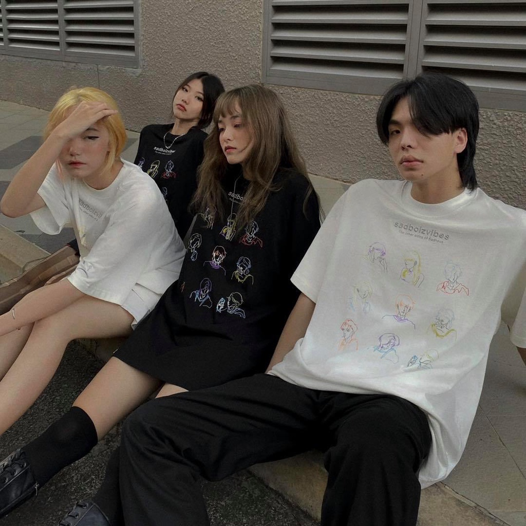 Áo thun SADBOIZVIBES TOSS TEE - BLACK vải cao cấp tay lỡ nam nữ phong cách trẻ trung, mặc form cực đẹp