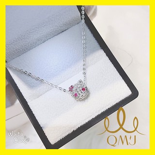 💖FREESHIP50K - Dây chuyền bạc MÈO HELLO KITTY phồng xinh yêu cho bé, bạc chuẩn 925 cao cấp nạm đá sáng lung linh