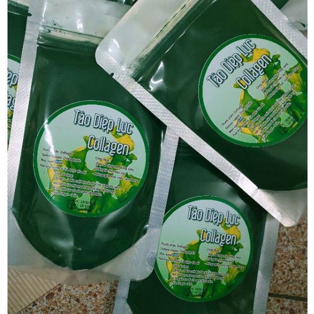 Tảo diệp lục collagen gói 100g