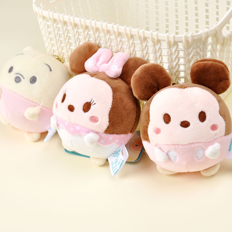 DISNEY Móc Chìa Khóa Hình Chuột Mickey Minnie Donald Daisy Dễ Thương Dùng Làm Quà Tặng Sinh Nhật Cho Bé Gái