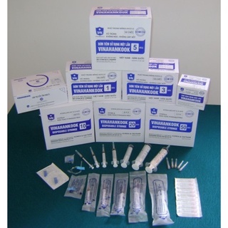 Bơm kim tiêm / xilanh 1ml, 3ml, 5ml, 10ml, 20ml