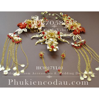 Cài tóc cô dâu cổ trang HC0017YL03