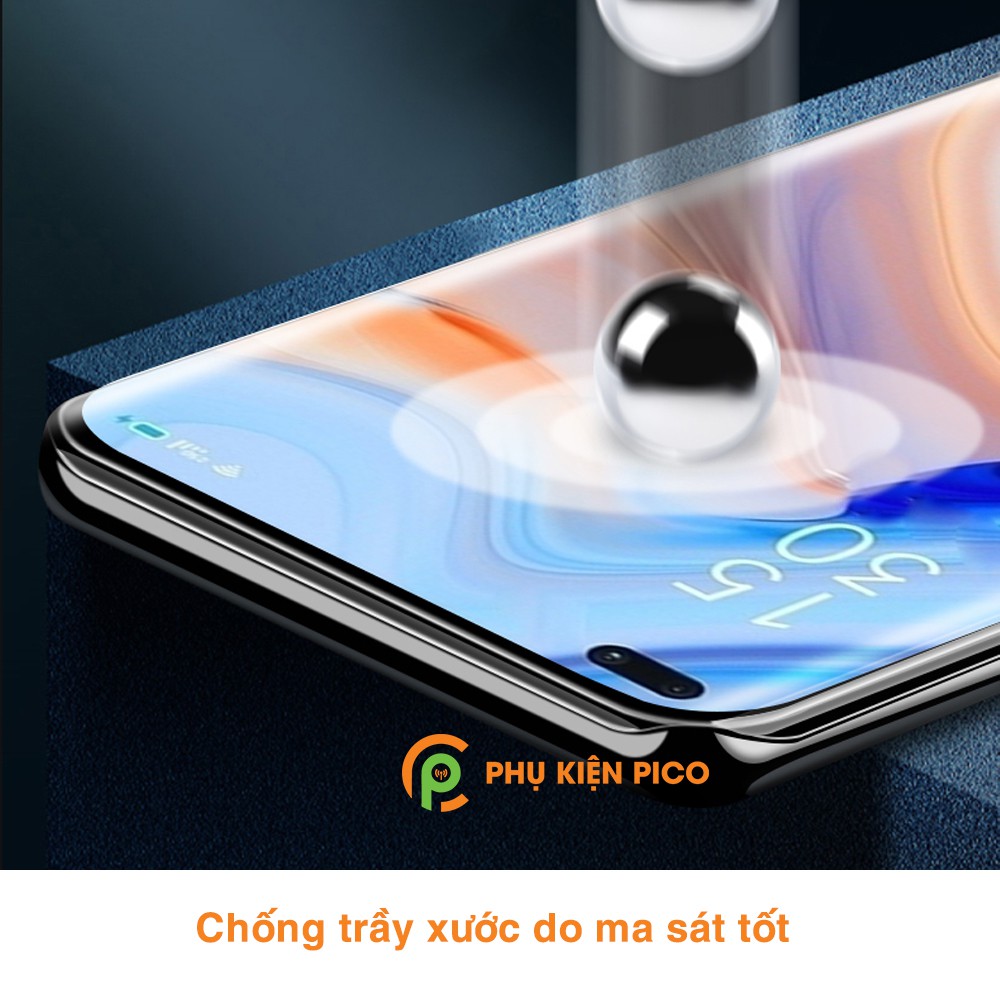 Dán màn hình Reno 4 full màn hình chống bám vân tay PPF dẻo vân mờ - Dán dẻo Oppo Reno 4