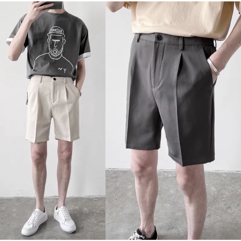 Quần ngố nam RIO, quần short âu nam dáng hàn, cạp chun trẻ trung, năng động, thoải mái
