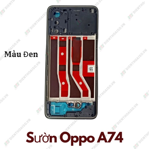 Bộ vỏ oppo a74 xanh và đen