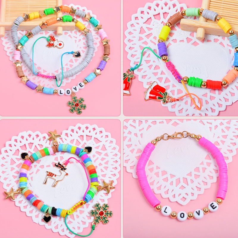 Hạt Đất Sét Tròn Phẳng Mềm Thời Trang DIY