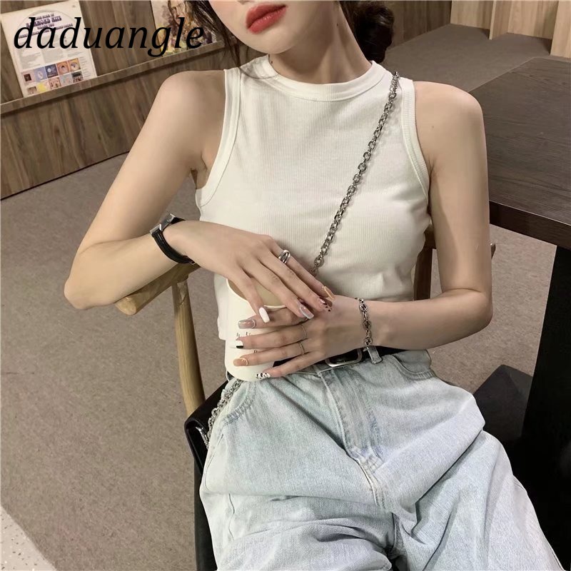 Áo thun Daduhey không tay phong cách thể thao thời trang mùa hè 2022 cho nữ Plus size