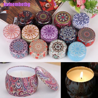 Hộp Thiếc Rỗng Đựng Nến Thơm Tự Nhiên Trang Trí Nhà Cửa