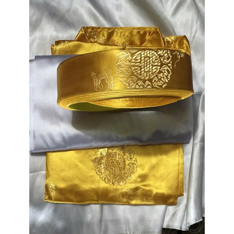 Bộ quần áo chúc thọ tặng ông bà kèm mấn đội đầu