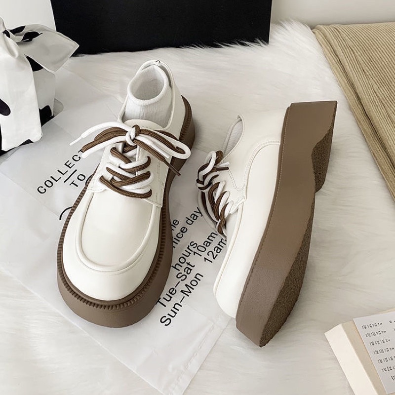 Giày Oxford nữ kelly cổ thấp đế dày tăng chiều cao