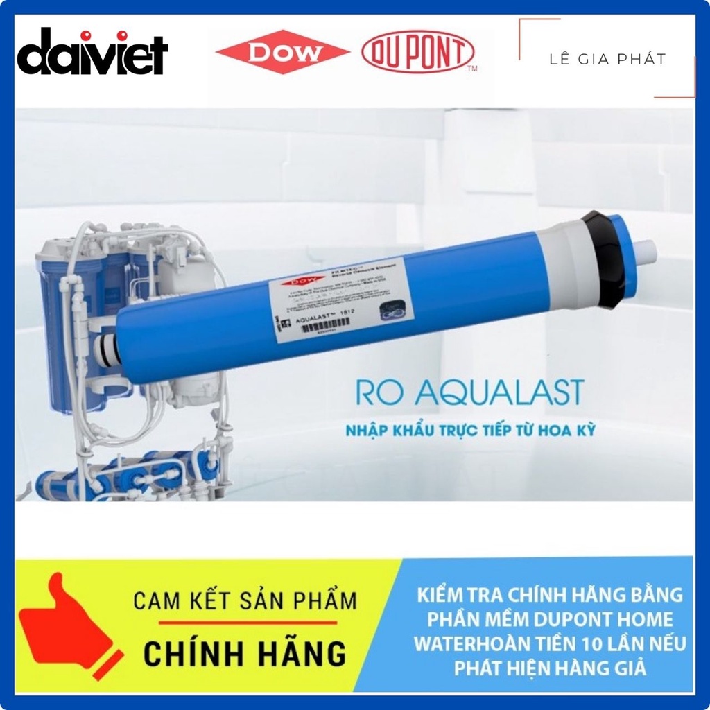 [Chính Hãng] Lõi Lọc Nước Số 4, Màng Lọc Máy Lọc Nước RO DOW FILMTEC Nhập Khẩu Mỹ, RO DOW AQUALAST  Hiệu Suất Cao