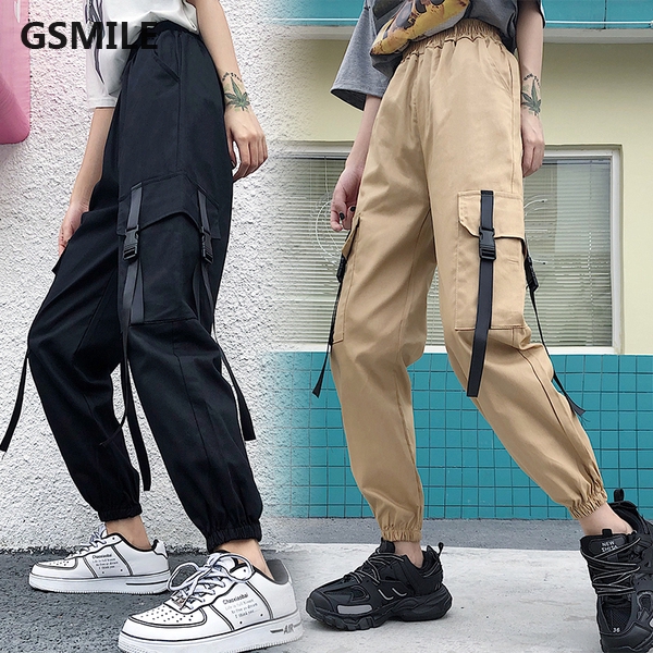 FREESHIP ĐƠN 50K_ Quần jogger phong cách Hip-hop cá tính cho nữ