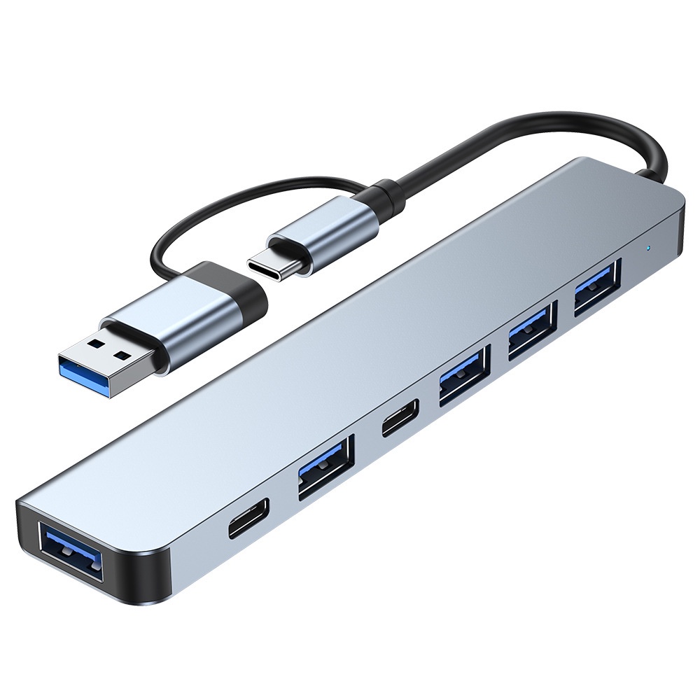 Bộ Chia Cổng Usb C 2 Trong 1 Thành Cổng Usb 3.0 SD / TF Cho Điện Thoại / Máy Tính Bảng / Laptop