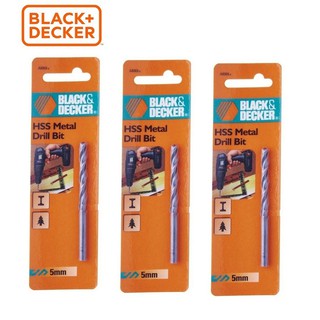 BỘ 3 MŨI KHOAN SẮT BLACK&DECKER A8069