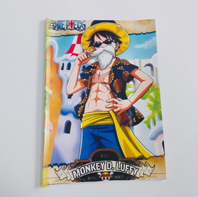 Kẹp phai để bài kiểm tra one piece lufy nhiều mẫu