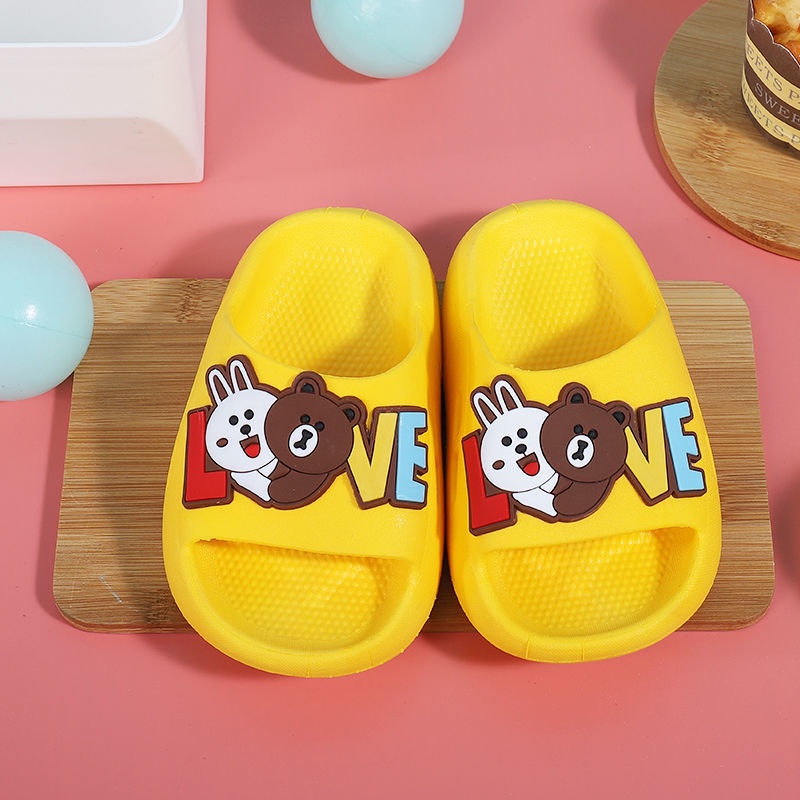 Dép lê bánh mỳ LOVE Quảng Châu cao cấp cho bé trai bé gái