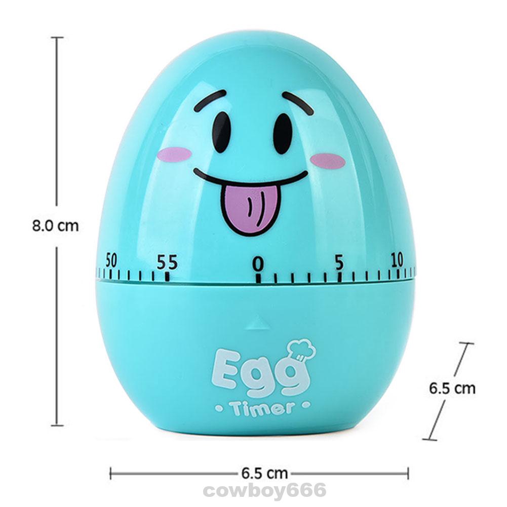 Kitchen Timer Cartoon Egg With Scale Mechanical Clockwork Alarm Baking Cooking Count Down Desktop Easy Operate Reminder