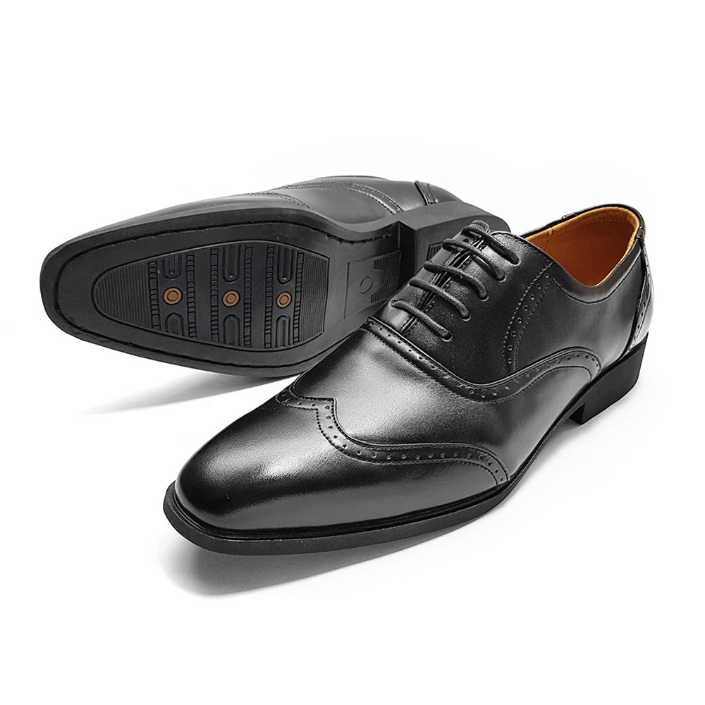 Giày công sở nam buộc dây da bò thật CS51D
