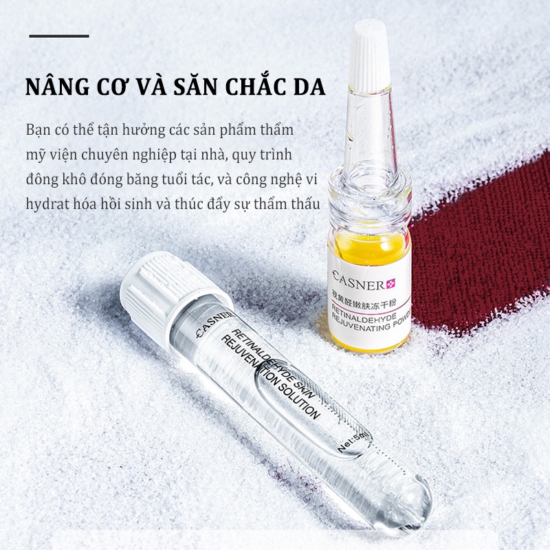 Bộ 48 món chăm sóc da chống mụn dạng bột đông khô - Dưỡng ẩm,giảm vết thâm mụn, sửa chữa hàng rào bảo vệ da (KXS-T48)