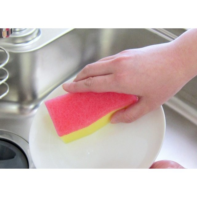 [Hỏa tốc HCM] Mút rửa chén bát siêu mềm TOWA có lớp phủ bạc kháng khuẩn Nhật Bản