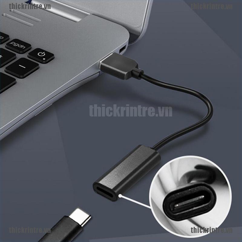 <Hot~new>Type-C USB Female To DC Male Laptop Charger Power Adapter Converter Cable