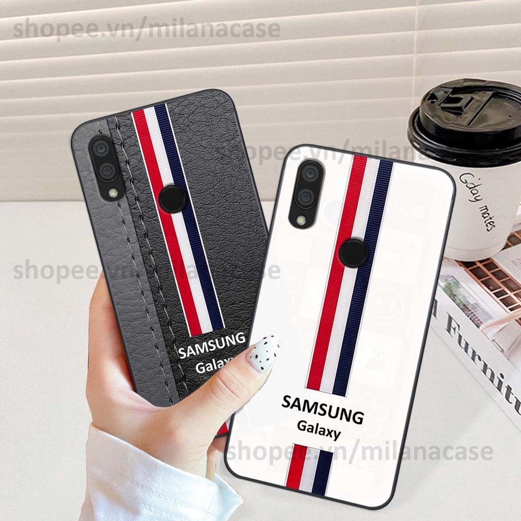 Ốp Xiaomi Redmi 7 in giả da phong cách thể thao, cá tính, thời trang