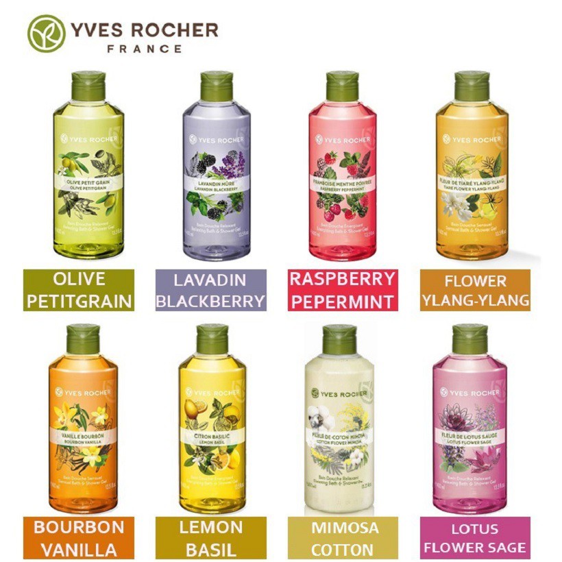 [Chính hãng, Có tem] Sữa Tắm Hương Hoa Tiare Yves Rocher Tiare Flower & Ylang - Ylang Sensual Bath & Shower Gel 400ml