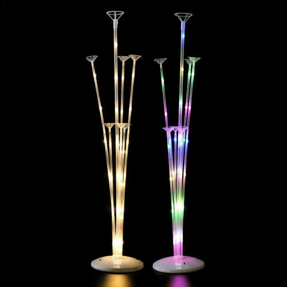 1 Bộ Giá Đỡ Gắn Bong Bóng Đèn LED Trong Suốt Trang Trí Tiệc Cưới Sinh Nhật