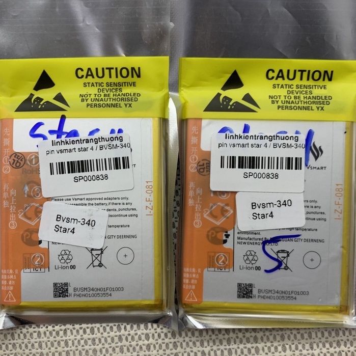 Pin điên thoại công ty Vsmart Star 4 / BVS M 340