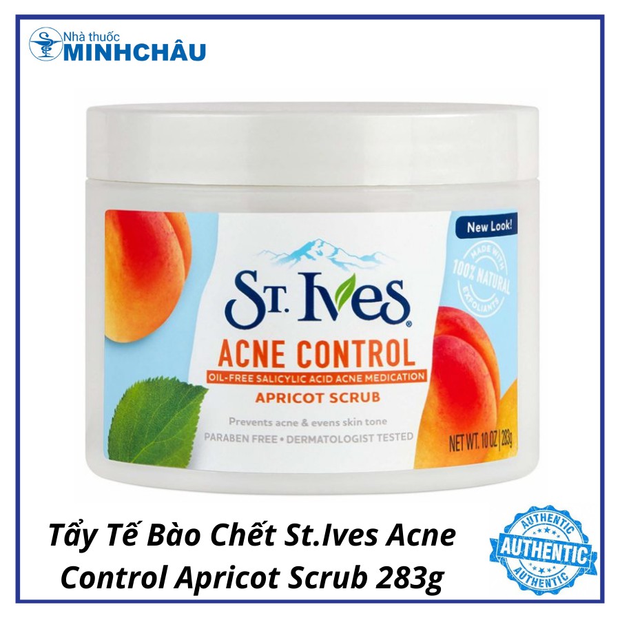 Tẩy Tế Bào Chết St.Ives Acne Control Apricot Scrub 283g