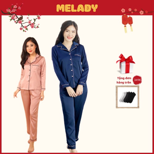 Bộ pijama lụa siêu đẹp(hàng cao cấp)