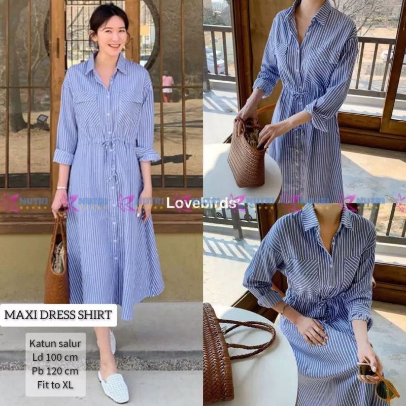 Đầm maxi Cotton Nhập Khẩu Vừa Vặn Với XL Đầm maxi busui jumbo busui