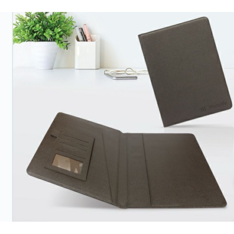 BÌA DA ĐỰNG HỢP ĐỒNG BẢO HIỂM MANULIFE SIÊU ĐẸP KT 32X24CM