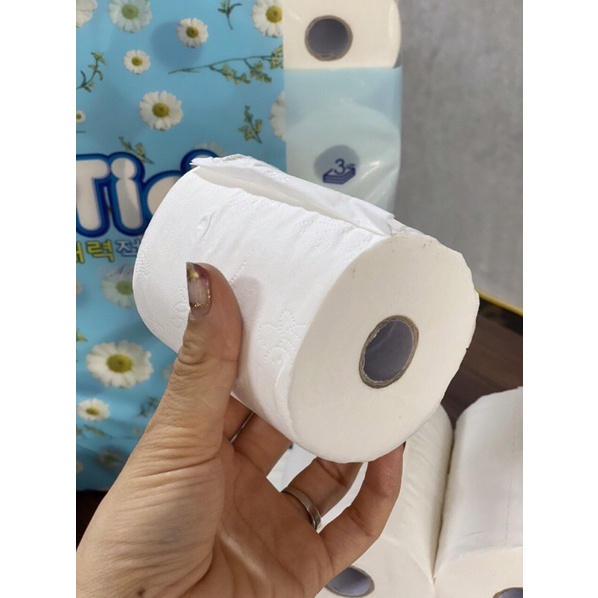 18 Cuộn giấy vệ sinh TICI 3 lớp có lõi và không lõi