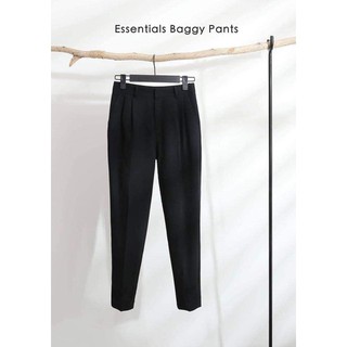 Quần baggy công sở gấu bằng