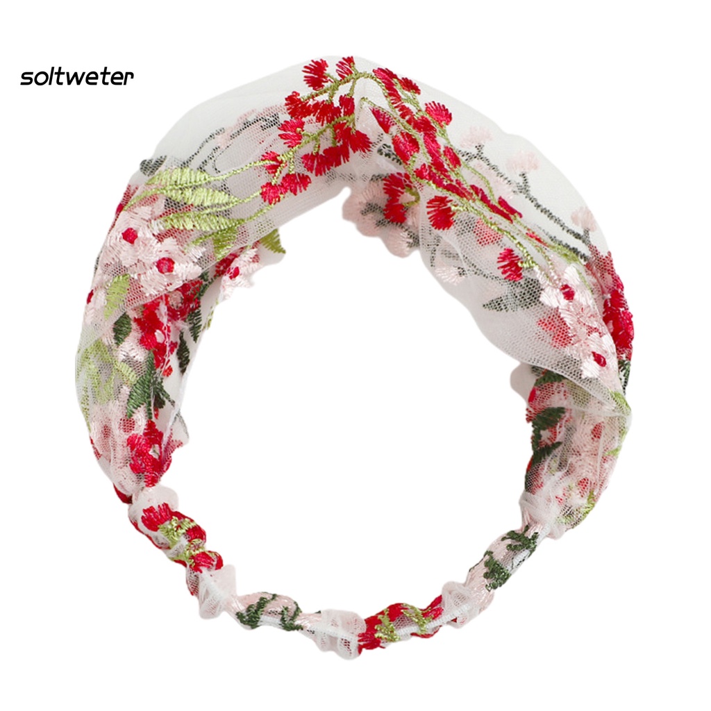 Băng Đô Bản Rộng Mềm Mại Chống Trượt Cho Nữ